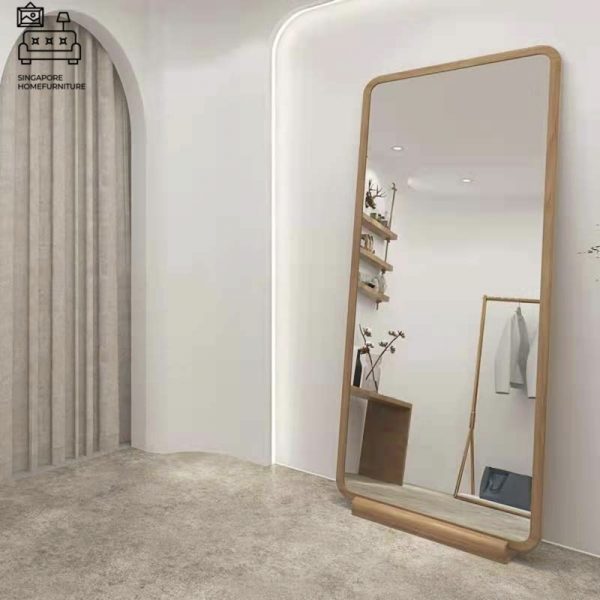 MYSEN® Full Length Mirror | 2 Colour Choices: Golden Oak, Walnut | Unique Design | Sizes: 2 Lengths & 7 Widths | $$$$