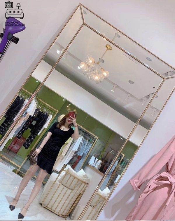 ODA® Full Length Mirror | Gold | Unique Design | Sizes: 3 Lengths & 6 Widths | $$$$ - Image 8