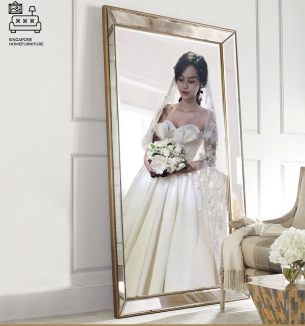 ODA® Full Length Mirror | Gold | Unique Design | Sizes: 3 Lengths & 6 Widths | $$$$ - Image 2