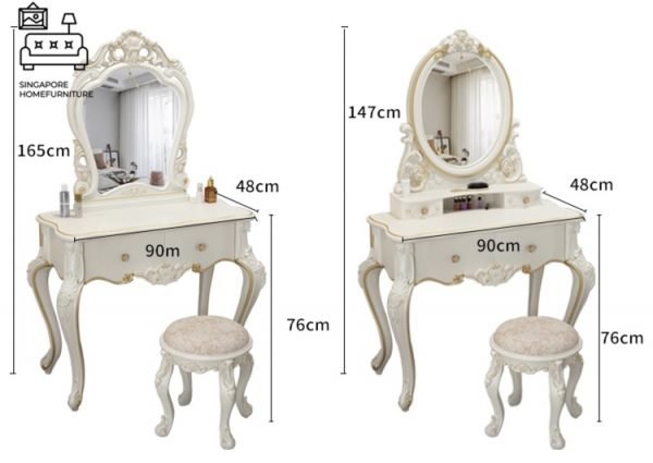 Paju Dressing Table Vanity Table Makeup Table Singapore SingaporeHomeFurniture