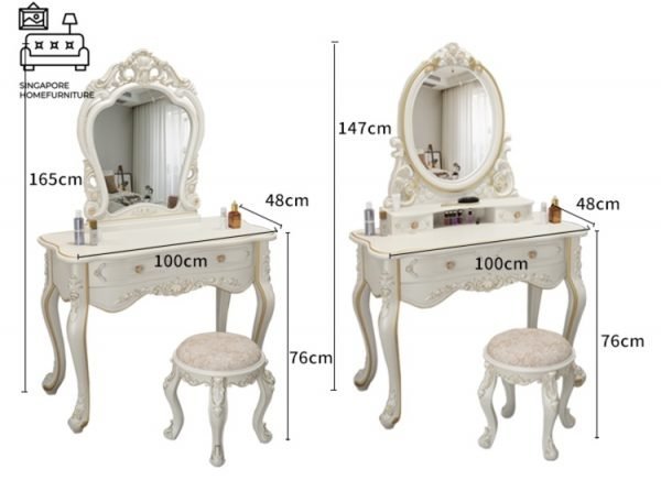 Paju Dressing Table Vanity Table Makeup Table Singapore SingaporeHomeFurniture