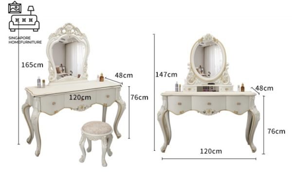 Paju Dressing Table Vanity Table Makeup Table Singapore SingaporeHomeFurniture