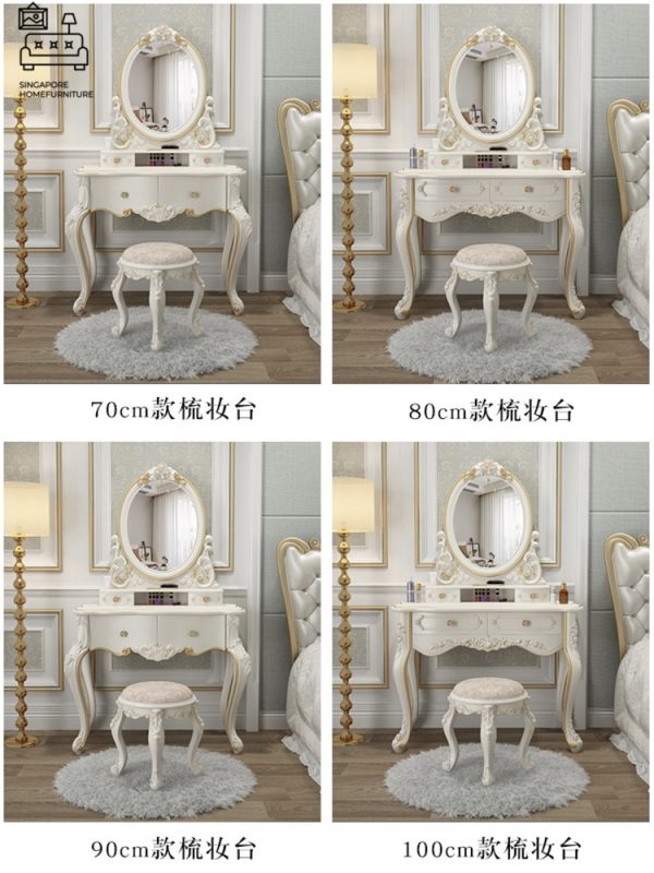 Paju Dressing Table Vanity Table Makeup Table Singapore SingaporeHomeFurniture
