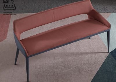 Pantin Dining Bench with Backrest Singapore SingaporeHomeFurniture