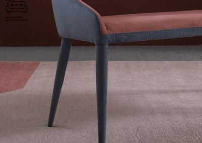 Pantin Dining Bench with Backrest Singapore SingaporeHomeFurniture