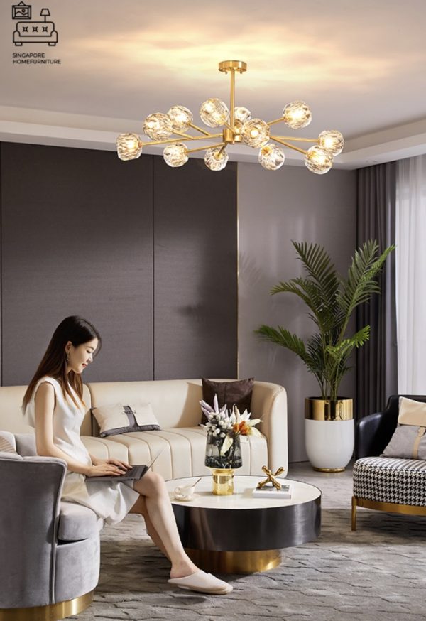 Pori Modern Chandelier Lights Singapore SingaporeHomeFurniture