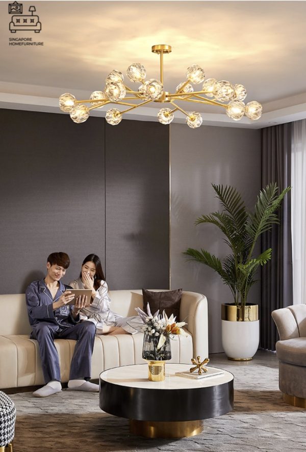 Pori Modern Chandelier Lights Singapore SingaporeHomeFurniture