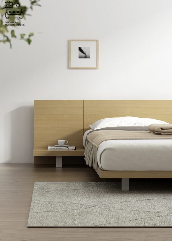 RENINGE® Japanese Bed Frame | Tatami Bed | Engineered Wood | 2 Sizes:Queen, King | Option: Mattress, Table | $$$ - Image 13