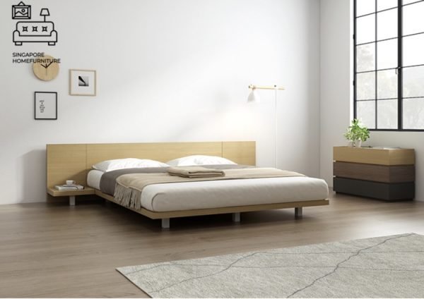 RENINGE® Japanese Bed Frame | Tatami Bed | Engineered Wood | 2 Sizes:Queen, King | Option: Mattress, Table | $$$ - Image 12