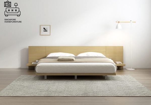 RENINGE® Japanese Bed Frame | Tatami Bed | Engineered Wood | 2 Sizes:Queen, King | Option: Mattress, Table | $$$ - Image 11