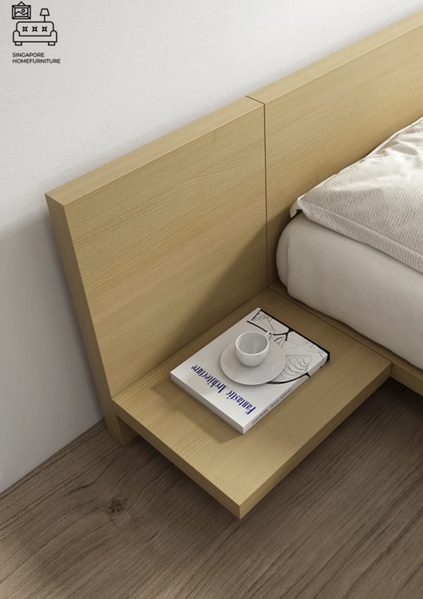 RENINGE® Japanese Bed Frame | Tatami Bed | Engineered Wood | 2 Sizes:Queen, King | Option: Mattress, Table | $$$ - Image 8