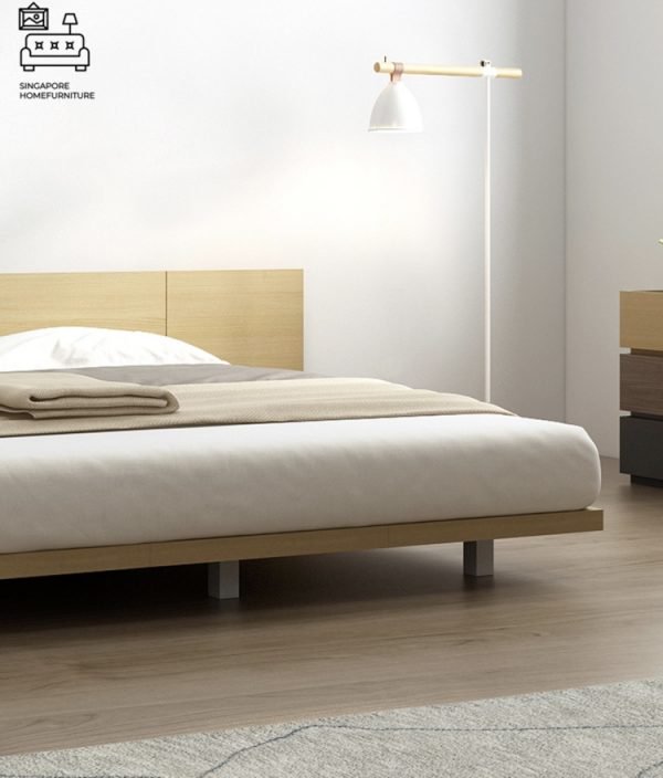 RENINGE® Japanese Bed Frame | Tatami Bed | Engineered Wood | 2 Sizes:Queen, King | Option: Mattress, Table | $$$ - Image 7