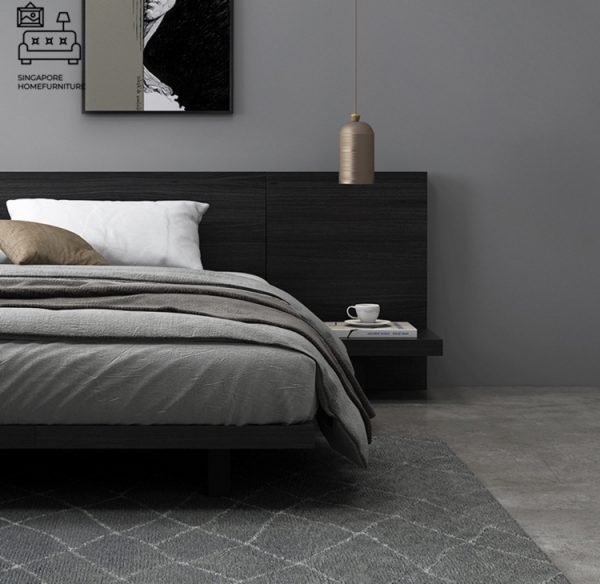 RENINGE® Japanese Bed Frame | Tatami Bed | Engineered Wood | 2 Sizes:Queen, King | Option: Mattress, Table | $$$ - Image 2