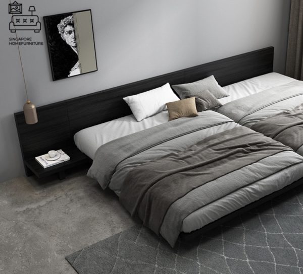 RENINGE® Japanese Bed Frame | Tatami Bed | Engineered Wood | 2 Sizes:Queen, King | Option: Mattress, Table | $$$ - Image 16