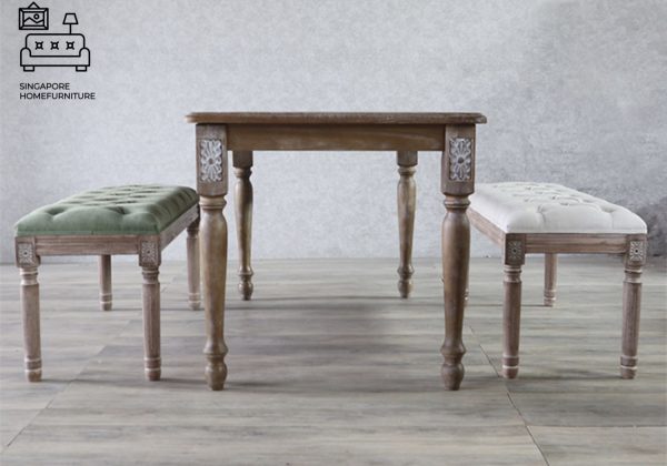 Sete Dining Table With Bench Singapore SingaporeHomeFurniture