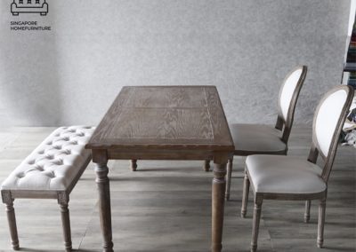 Sete Dining Table With Bench Singapore SingaporeHomeFurniture