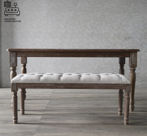 Sete Dining Table With Bench Singapore SingaporeHomeFurniture