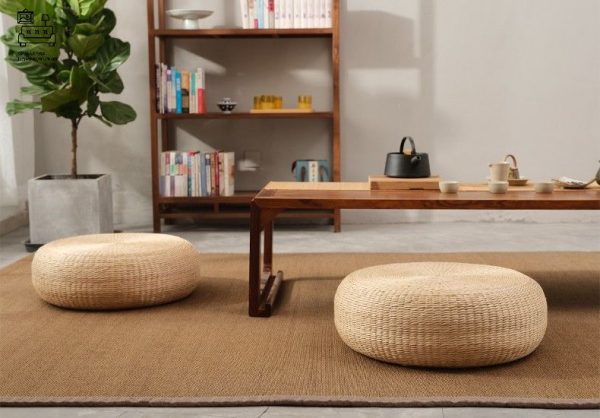 ALZIRA® Upholstered Pouffe | Rustic Design | Comfortable & Relaxing | $$ - Image 6