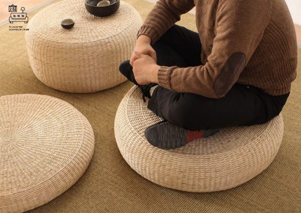 ALZIRA® Upholstered Pouffe | Rustic Design | Comfortable & Relaxing | $$ - Image 5