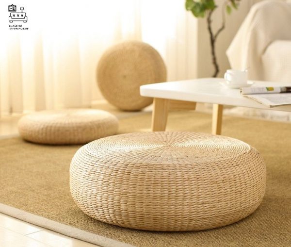 ALZIRA® Upholstered Pouffe | Rustic Design | Comfortable & Relaxing | $$ - Image 20