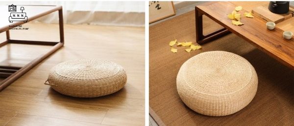 ALZIRA® Upholstered Pouffe | Rustic Design | Comfortable & Relaxing | $$ - Image 19