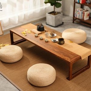 ALZIRA® Upholstered Pouffe | Rustic Design | Comfortable & Relaxing | $$