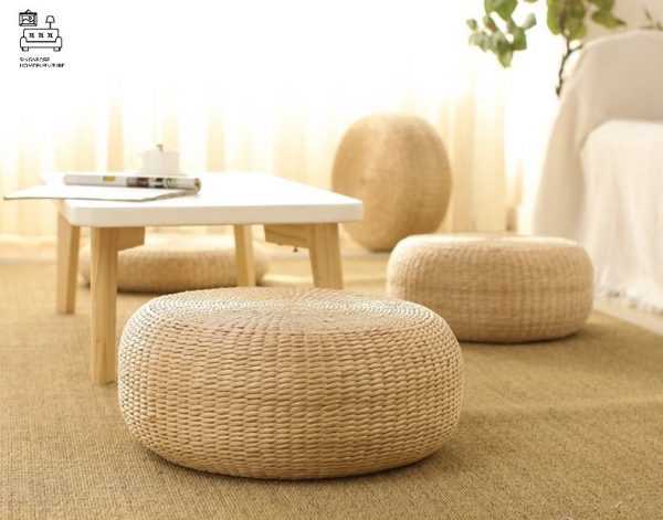ALZIRA® Upholstered Pouffe | Rustic Design | Comfortable & Relaxing | $$ - Image 17