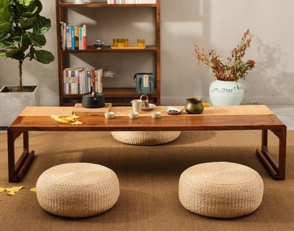 ALZIRA® Upholstered Pouffe | Rustic Design | Comfortable & Relaxing | $$ - Image 16