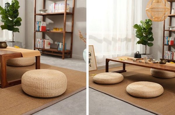 ALZIRA® Upholstered Pouffe | Rustic Design | Comfortable & Relaxing | $$ - Image 15