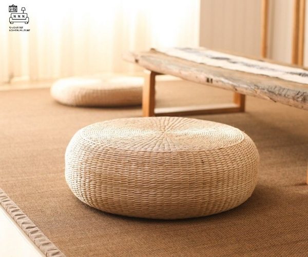 ALZIRA® Upholstered Pouffe | Rustic Design | Comfortable & Relaxing | $$ - Image 14