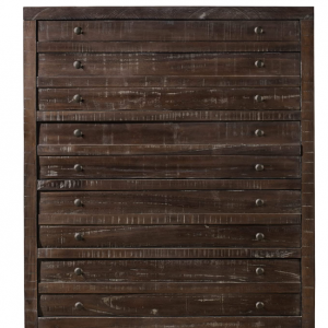 Modus Furniture Townsend Solid Wood 5-Drawer Chest, Java
