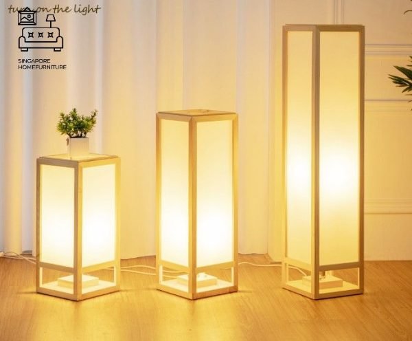 HOLLABRUNN® Japanese Floor Lamp | 29cm * 29cm * 162cm | Simple & Minimalistic | $$$ - Image 2