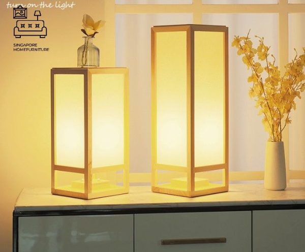 HOLLABRUNN® Japanese Floor Lamp | 29cm * 29cm * 162cm | Simple & Minimalistic | $$$