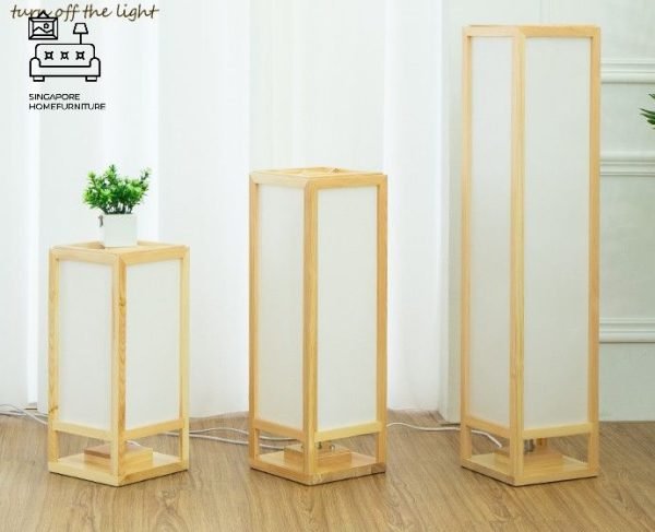 HOLLABRUNN® Japanese Floor Lamp | 29cm * 29cm * 162cm | Simple & Minimalistic | $$$ - Image 9
