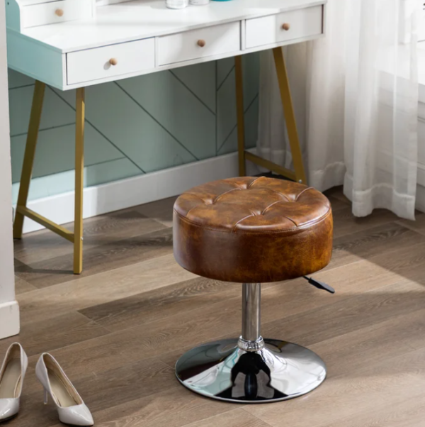 Ebern Designs® Ketil 25'' Tall Iron Vanity Stool - Image 3